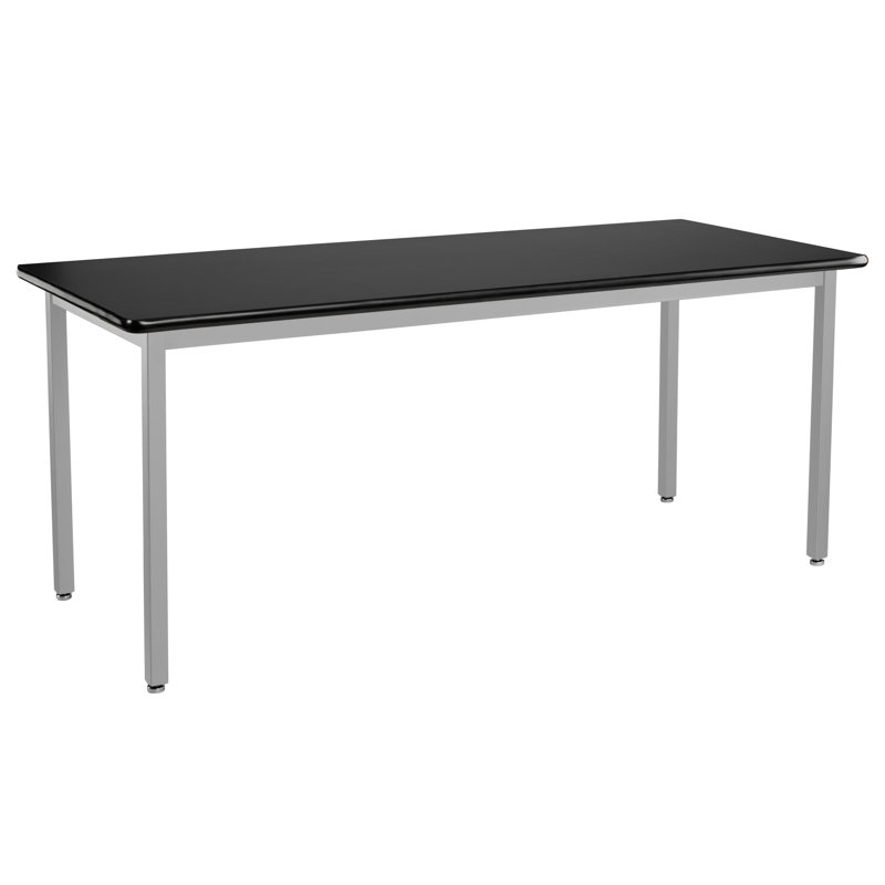 Table scientifique en acier à hauteur fixe, H 30 po x L 72 po x l 30 po, Plastification sous haute pression