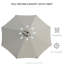 Midwest 295cm Tilt Market Parasol-2100793993