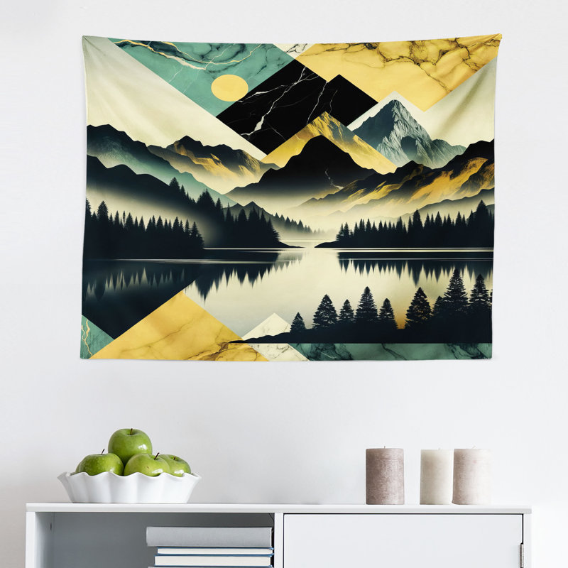 Tapisserie en microfibre, H 30 po x l 45 po