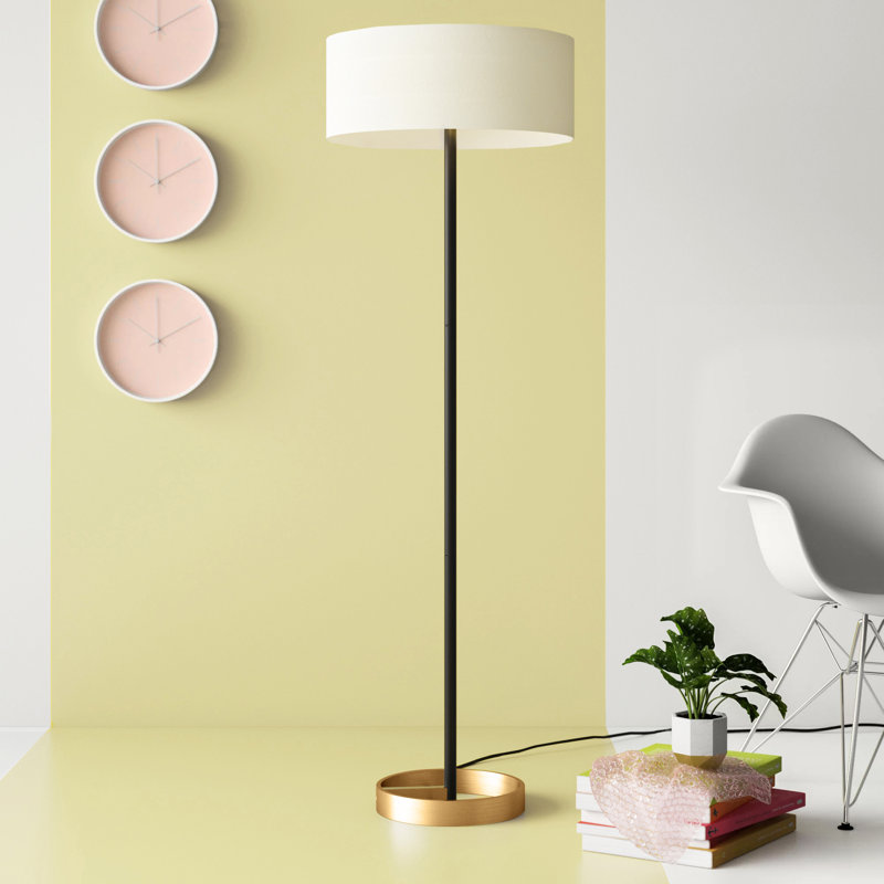 Estella 62'' Traditional Floor Lamp, Brass