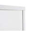Rangement de salle de bain blanc au-dessus de la toilette - stable, avec tablette ouverte fixe, tablettes réglables