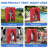 4" W x 4" D Steel Pop-Up Canopy Portable Privacy Dressing Room-110365653