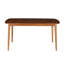 Table de salle à manger en bois d'hévéa massif 59 po Gerkin