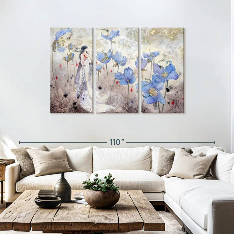 Kelan Descants, 48" H x 74" W