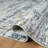 Conrado Performance Modern Industrial Abstract Blue/Gray/Multicolor Rug-419522705