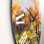 River In The Orange Woods - Horloge murale Country-60187222