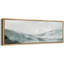 Peinture de montagne verte brumeuse avec peinture minimaliste-101185514-111695742
