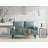 Maeesha 58" Velvet Square Arm Sofa Loveseat-69649957