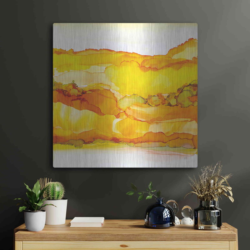" Yellowscape II " by Chris Paschke, 24" H x 24" W