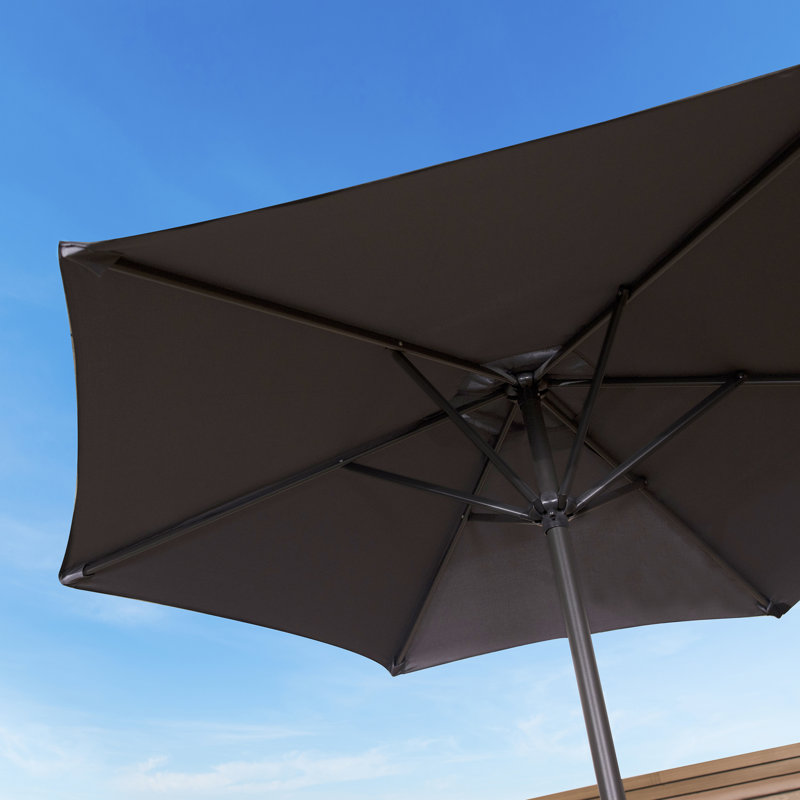 200cm Market Parasol, Black