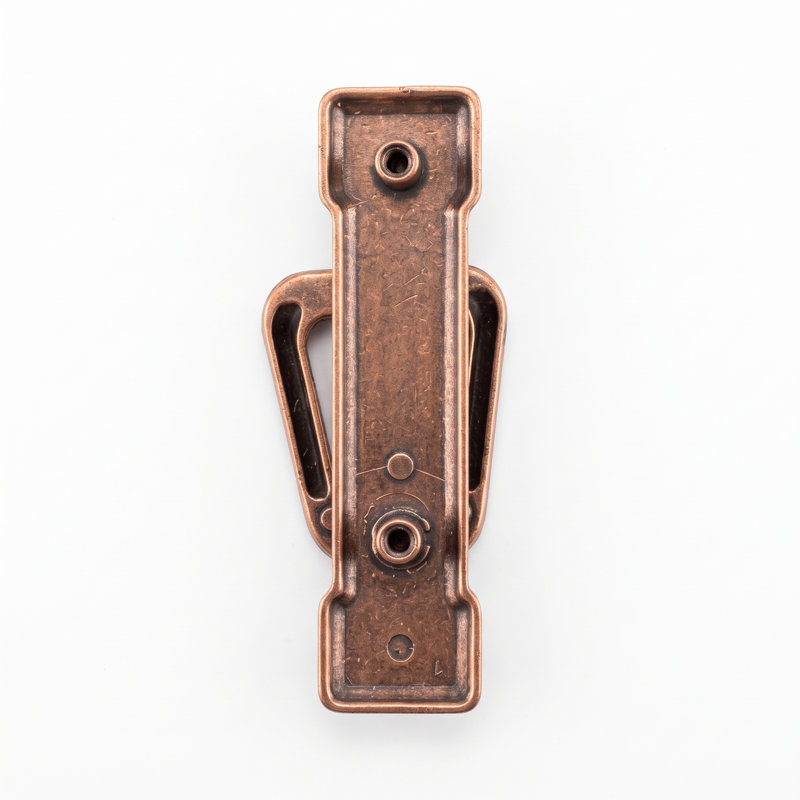 Ring Pull Handle Antique Copper Cabinet Drawer Pull with Backplate