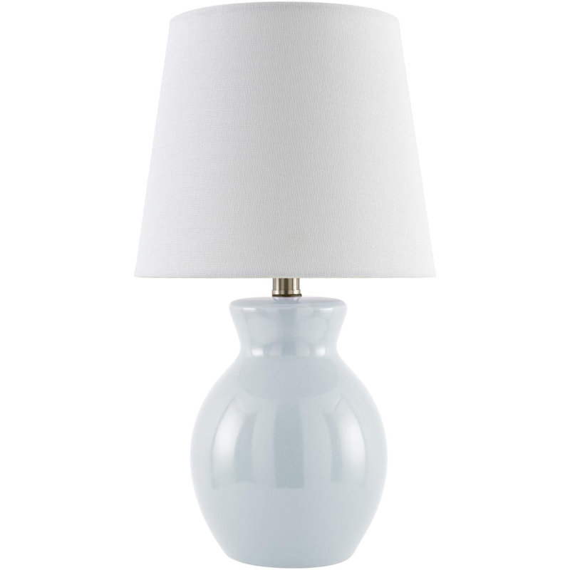 Abat-jour tambour Momsen, Bleu, H 15 po x l 8 po x P 8 po