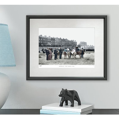 Margate, The Sands 1906 by Francis Frith - Single Picture Frame Print