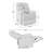 Rabon 34.8" W Microfiber Recliner-431753402