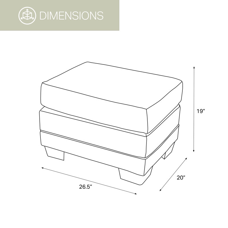 Maven Upholstered Ottoman