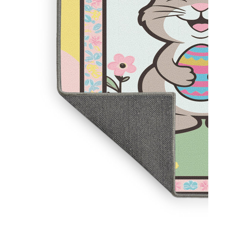 Tapis de vacances de Pâques The Holiday Aisle®, Rectangle 7 pi x 9 pi