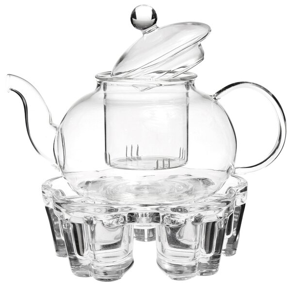 Pinky Up - Chas Mini Glass Teapot & Infuser