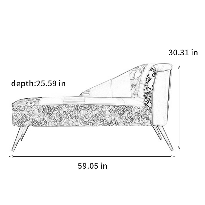 Chaise classique de haute qualité, Orienté à droite