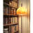 Gradient Glass Globe Tall Floor Light Fixture