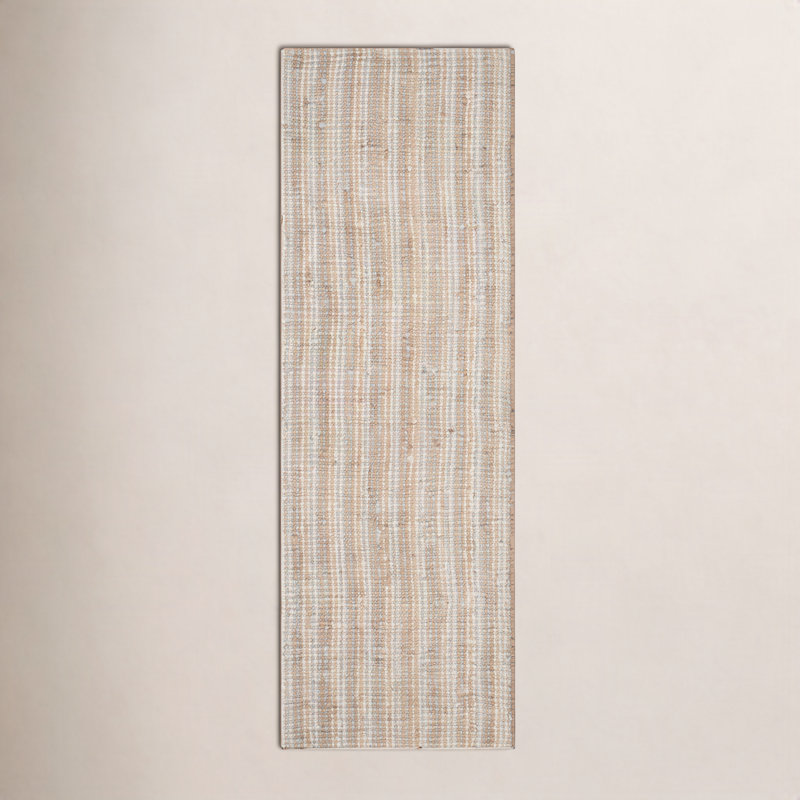 Tapis gris / naturel Alda, Tapis de couloir beige