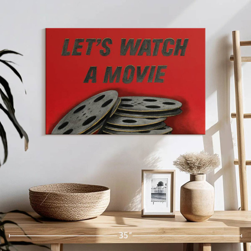 Keiraleigh regardons un film - rouge, H 16 po x l 24 po