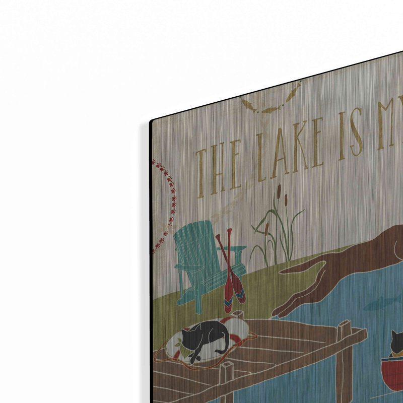 «Lake Pals I» par Véronique Charron, H 12 po x l 16 po