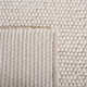 Charvik Solid Color Handmade Area Rug in Ivory