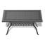 Ensemble de salle à manger 7 pièces en fonte d'aluminium toutes saisons comprenant 2 chaises pivotantes, 4 chaises de salle à manger et une table rectangulaire avec cadre noir (même référence: W1710S00374)