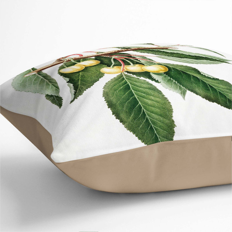 Square Throw Cushion, 40cm H x 40cm W x 15cm D, Stone