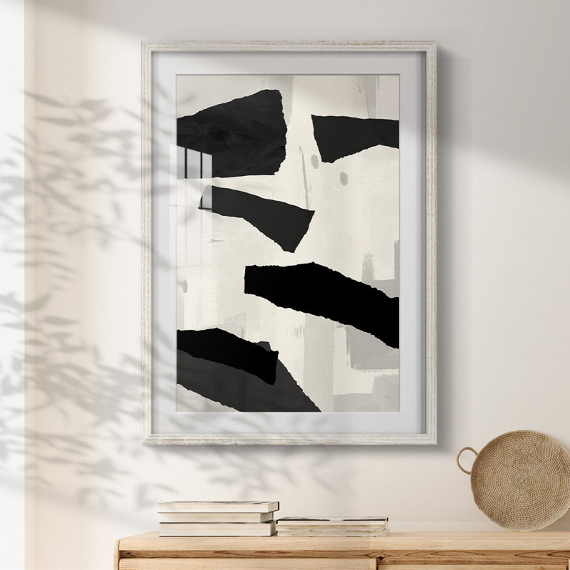 Mountain Paths II -Framed Print, 28.5" H x 20.5" W, White