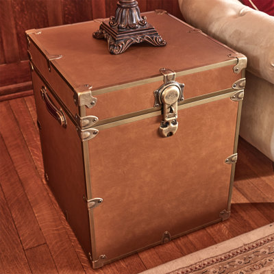 RHINO LUXURY FAUX LEATHER END TABLE