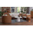 Bali & Pari Carina Natural Rattan 3-Piece Living Room Set - Lounge Sofa And Armchairs With Handwoven U-Shaped Design For Boho, Coastal, Or Tropical Interiors
