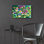 Art mural en verre "Pensies priming" par Annelein Beukenkamp