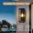 15’’ Outdoor Wall Light, Exterior Waterproof Wall Sconce With Clear Glass For Porch Entryway