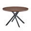 Table de salle à manger ronde et pliable pour petits espaces - Matériau en bois aggloméré, parfaite pour la salle à manger, le salon de thé et le café (1 table)-1376994302