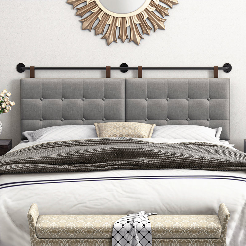 Upholstered Panel Headboard, King