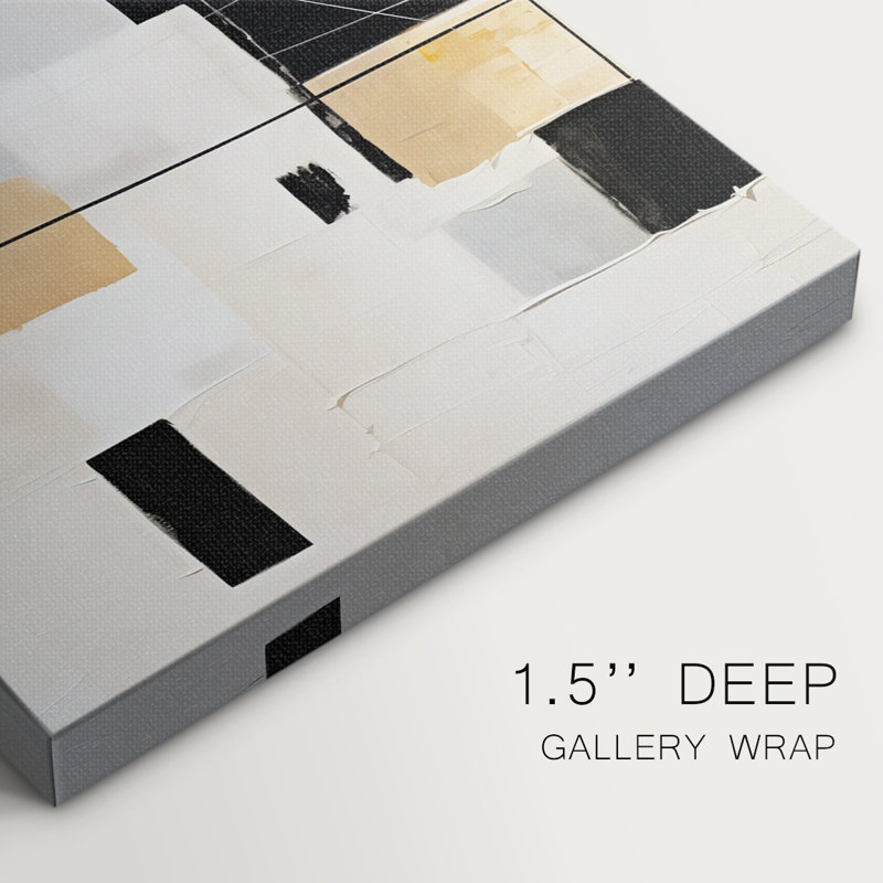Abstract Series 4 #V-Gallery Wrapped Canvas, 16" H x 32" W