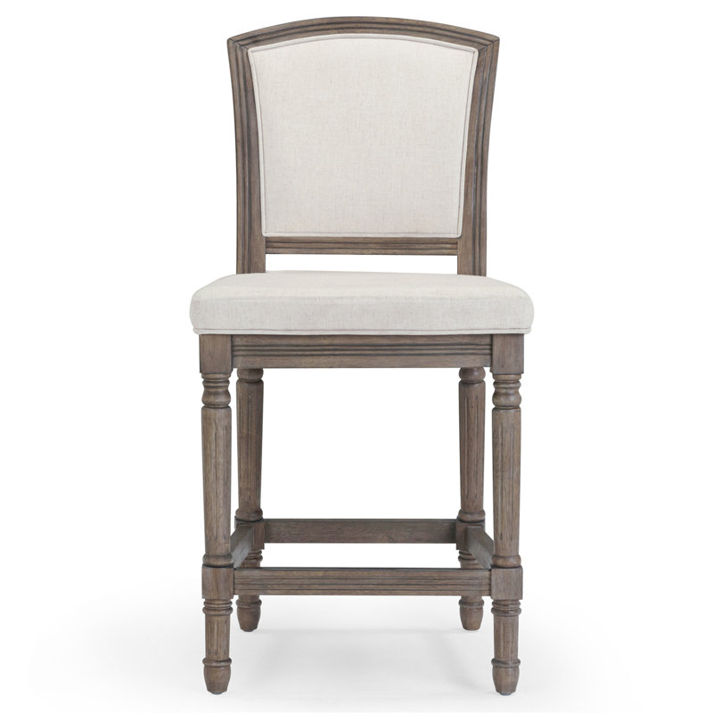 Tabouret de bar à hauteur de comptoir gris vieilli 26 po Charleston, Counter Stool (26” Seat Height)