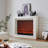Imitation Marble Color Rubber Wood Landscape Electric Fireplace-108074767