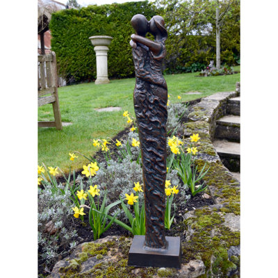 Contrasting Twist 63cm Aluminum Dark Verdigris