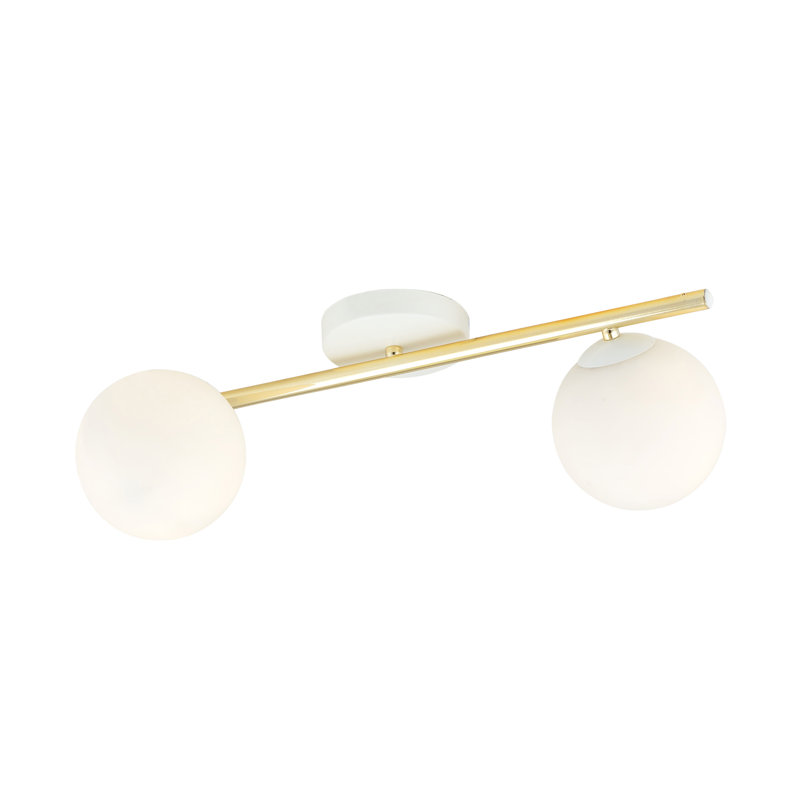 Witman 2 - Light Dome Chandelier, White, White