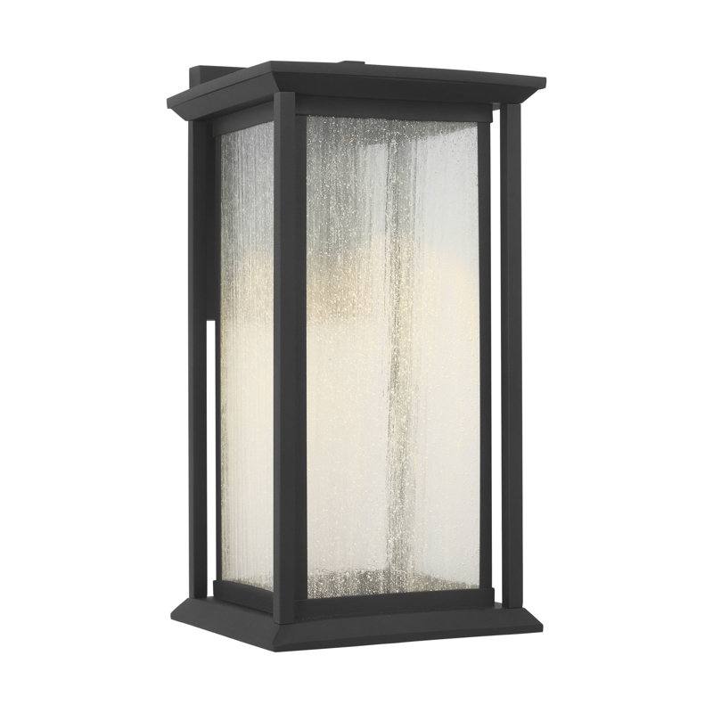 Lanterne moyenne Audley de Génération Lighting , À bulles, Noir texturé