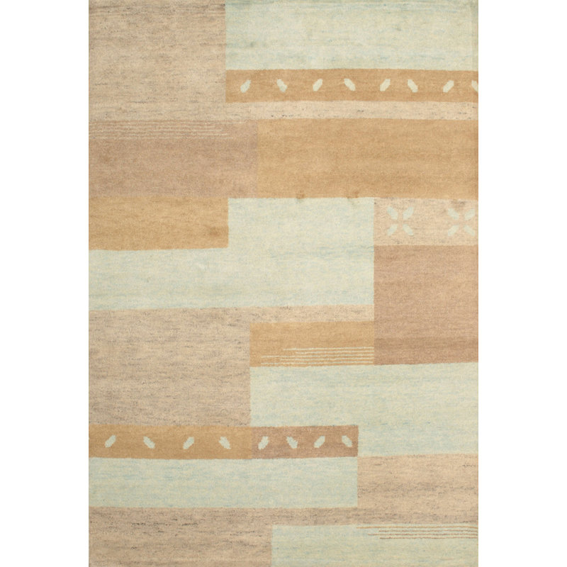 Tapis brun contemporain, Rectangle 6 pi x 9 pi