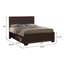 Ensemble de chambre à coucher 4 pièces en cacao foncé