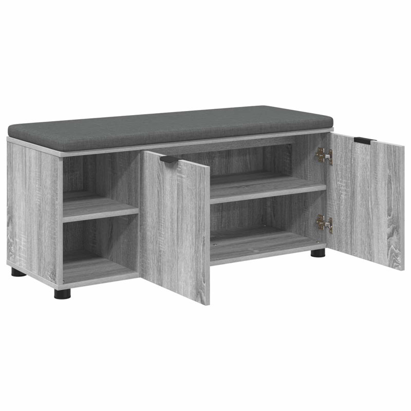 Storage Bench, Grey Sonoma