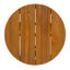 Table d'appoint ronde en acacia