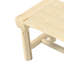 Banc d'extérieur en bois massif 58,25 po