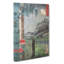 Flowers In The Rain by Kobayashi Kiyochika - Wrapped Canvas Painting-55304022