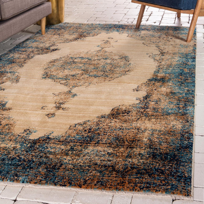 Cevenola Oriental Indoor Rug, Rectangle 4'1" x 6'1"