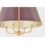 Cambridge Chandelier in Aged Brass/Soft Crimson by Mark D. Sikes-1361583476-1361583479-1361583477